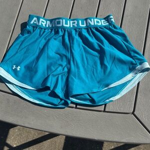 Under Armour Women's Teal Athletic Shorts